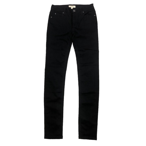 Burberry Jeans Women's 28 Tall 28x33 Black‎ Skinny Thurlestone Stretch Denim NEW - Picture 1 of 16